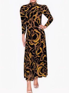 Christian Sirano long padern dress